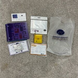 Creative Memories Purple and Blue 6x6 Scrapbook Kit